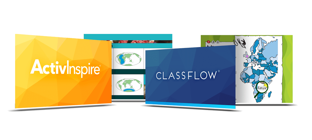 Award wining sorftware Activinspire ClassFlow